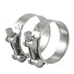 single-head solid power hose clamp stainless steel