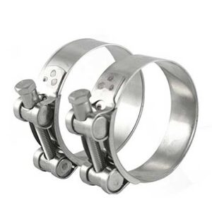 single-head solid power hose clamp stainless steel