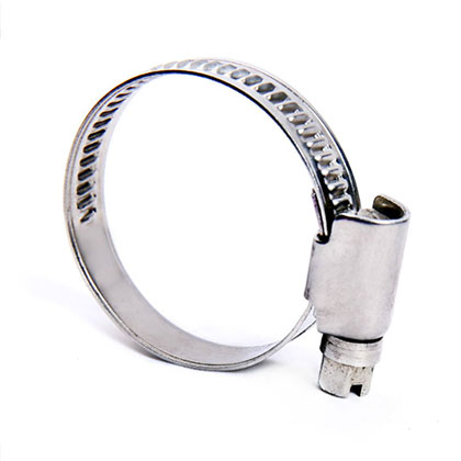 Germany Type 9mm Bandwidth Hose Clamp 8-12mm 60-80mm W1 Silver