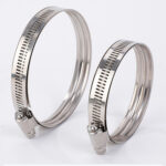 American Type 12.7mm/14mm band width Installs Easily Hose Clamps with inner ring