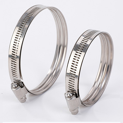 American Type 12.7mm/14mm band width Installs Easily Hose Clamps with inner ring