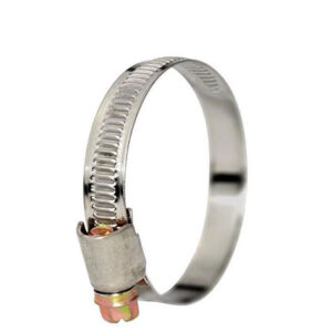 Germany Type 9mm Bandwidth Hose Clamp 8-12mm 60-80mm W1 Silver