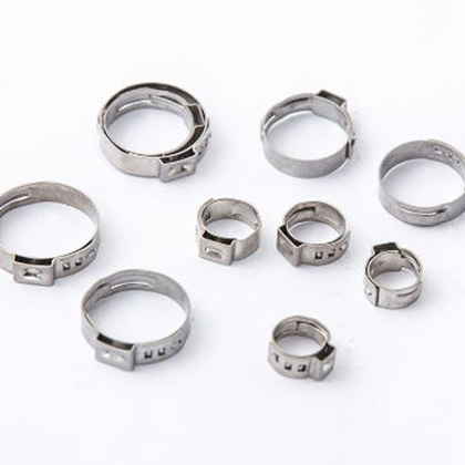 Single Ears Hose Clamp  304 stainless steel adjustable Clamps Ear for car train ship