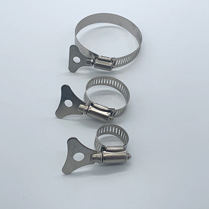 American Type 8mm 12.7mm 304 stainless steel with handle type hose clamp