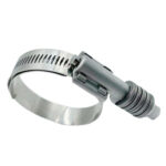 American type Perforated band Heavy duty high strength high torque hose clamp with washer and liner