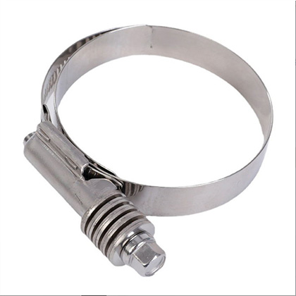 American type Perforated band Heavy duty high strength high torque hose clamp with washer and liner