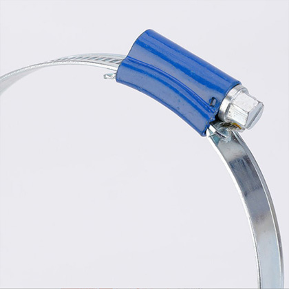9.7mm 11.7mm British Style English type hose clamp high quality blue head hose clamp W1