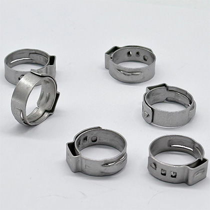 Single Ears Hose Clamp  304 stainless steel adjustable Clamps Ear for car train ship