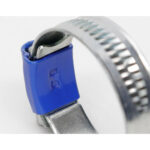 9.7mm 11.7mm British Style English type hose clamp high quality blue head hose clamp W1
