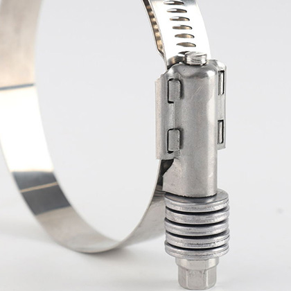 American type Perforated band Heavy duty high strength high torque hose clamp with washer and liner