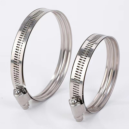 American Type 12.7mm/14mm band width Installs Easily Hose Clamps with inner ring