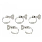 American Type 8mm 12.7mm 304 stainless steel with handle type hose clamp