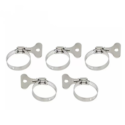 American Type 8mm 12.7mm 304 stainless steel with handle type hose clamp